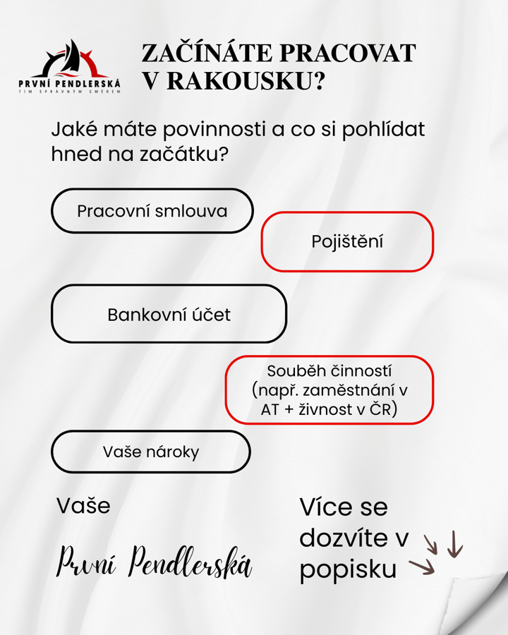 Začínáte pracovat v Rakousku?